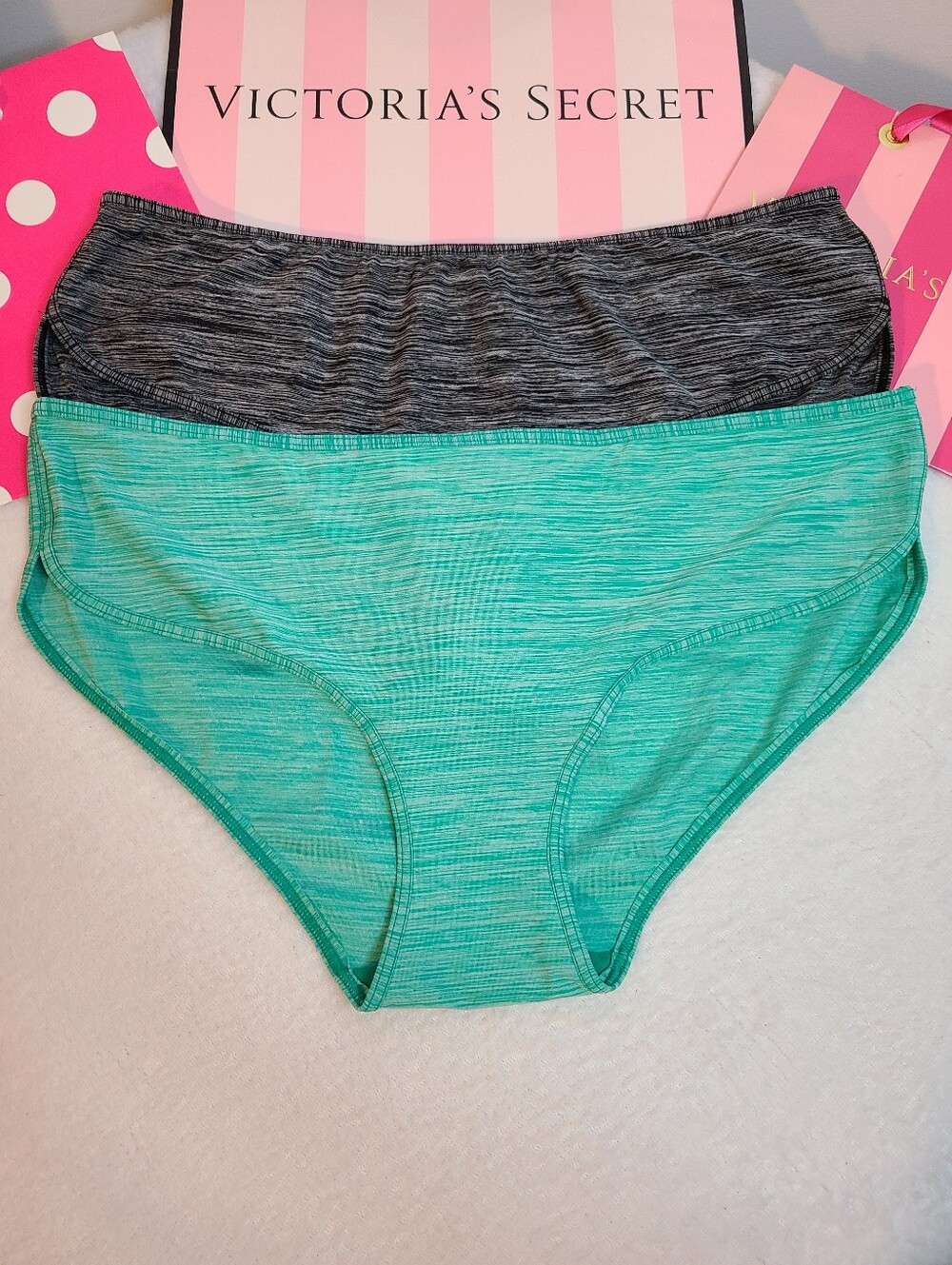 Y2K Victoria's Secret 2pk Everyday Perfect Smooth Microfiber Hipster Panties Lg